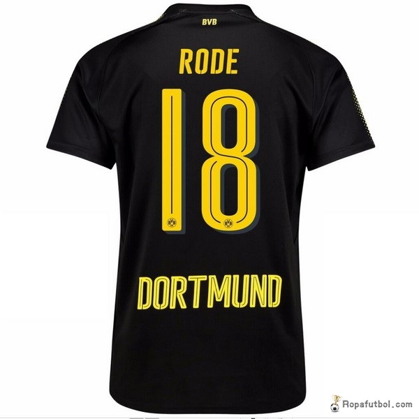 Camiseta Borussia Dortmund Replica Segunda Ropa Rode 2017/18